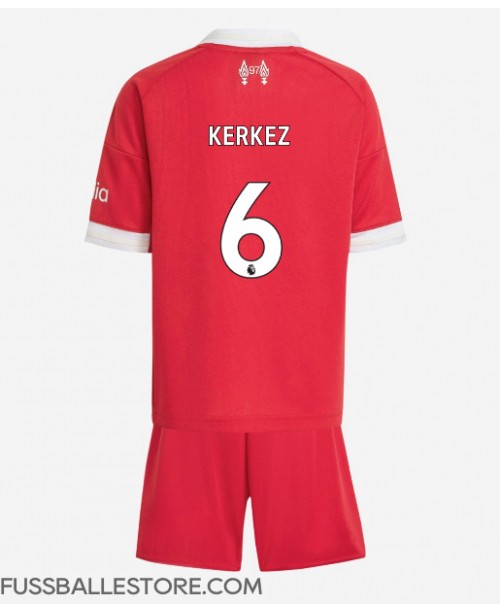 Günstige Liverpool Milos Kerkez #6 Heimtrikotsatz Kinder 2025-26 Kurzarm (+ Kurze Hosen) Günstige Liverpool Milos Kerkez #6 Heimtrikotsatz Kinder 2025-26 Kurzarm (+ Kurze Hosen)
